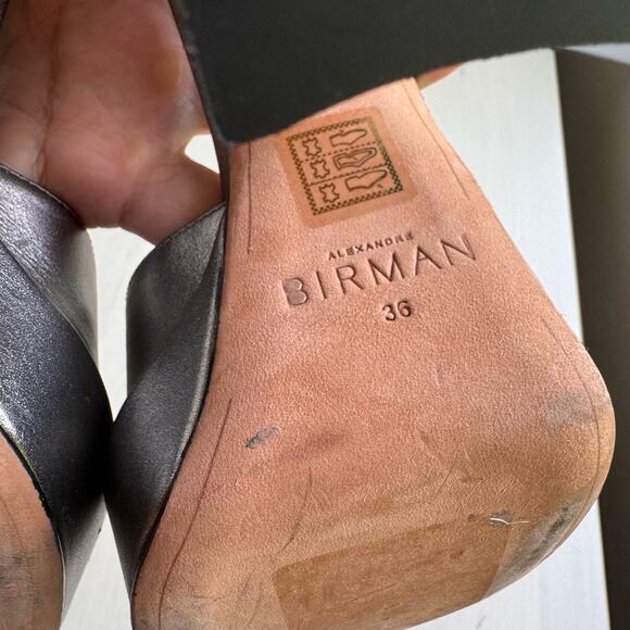 Alexandre Birman MADELINA CURVE 120 PEWTER size 36/ US 6 - Picture 14 of 14